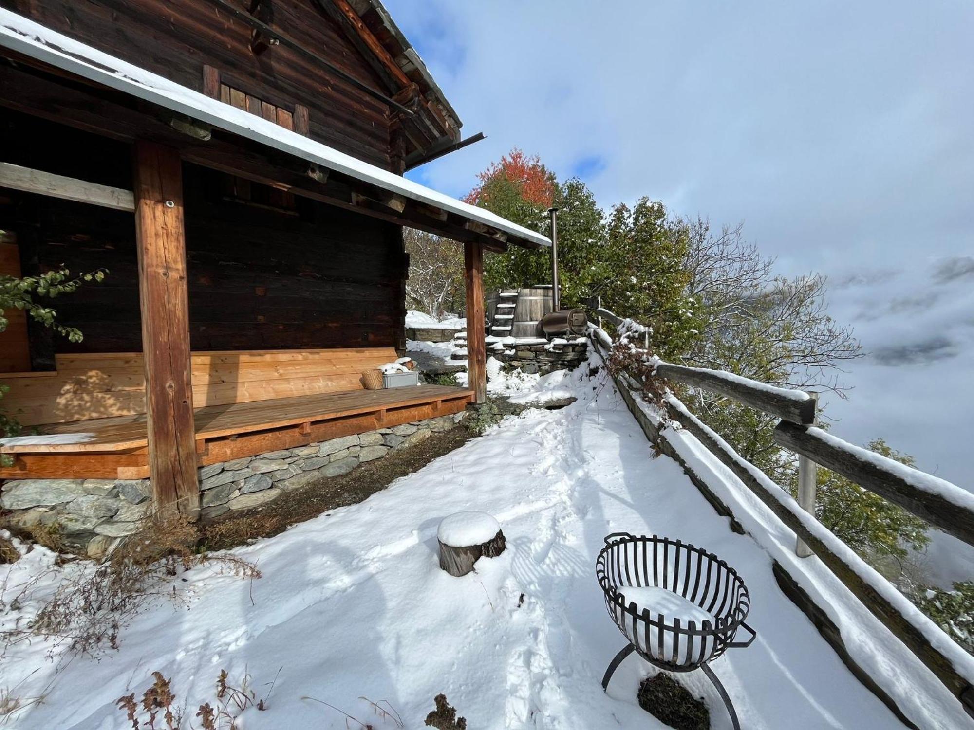 Chalet La Paz With Hotpot And Sauna Villa Torbel Bagian luar foto